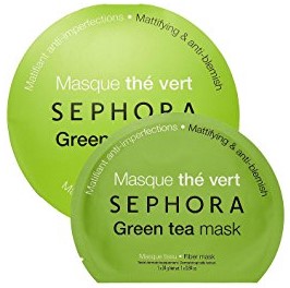Las 10 mejores mascarillas de hoja (Sheet Masks) Sephora Collection Green Tea Mask masque the vert by alejandra avila