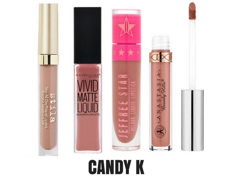 Candy K Kylie Jenner lip kit dupes by alejandra avila