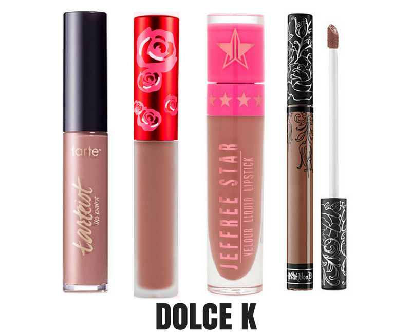 Dolce K Kylie Jenner lip kit dupes by alejandra avila